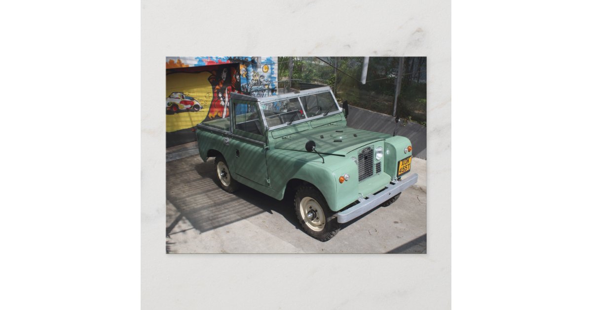 Land Rover Post Card Land Rover Series II SWB Postcard | Zazzle