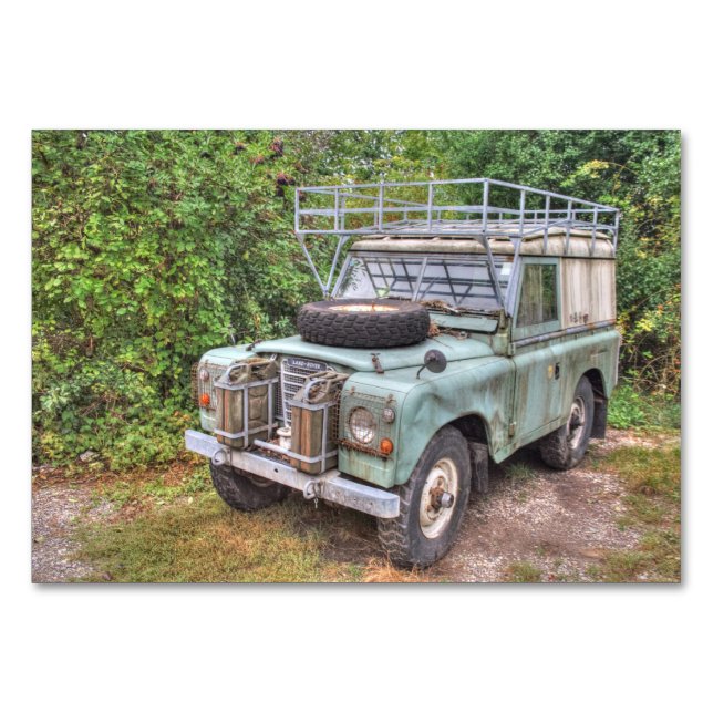 Land Rover Series III 109 Table Number (Front)