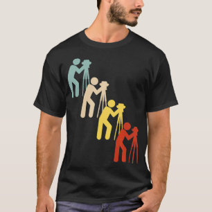 Land Surveying Retro Job Funny Surveyor Gifts T-Shirt