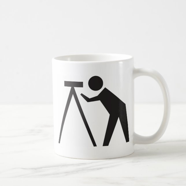 Land Surveyor at Work Coffee Mug (Right)