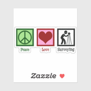 Land Surveyor Peace Love Surveying Company