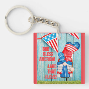 Land that I love Key Ring