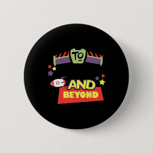 Land To Kindergarten And Beyond First Day Of Schoo 6 Cm Round Badge