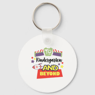 Land To Kindergarten And Beyond First Day Of Schoo Key Ring