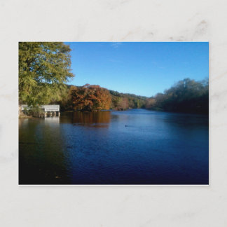 Landa Park Lake Postcard