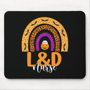 Landd Nurse Labor And Delivery Nursing Halloween P Mouse Pad