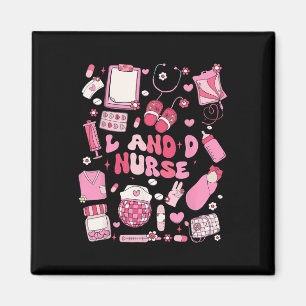 Landd Nurse Valentine Hearts Labor Delivery Nursin Magnet
