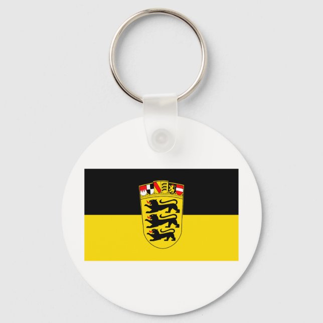 Landesflagge Baden-Württemberg Key Ring (Front)