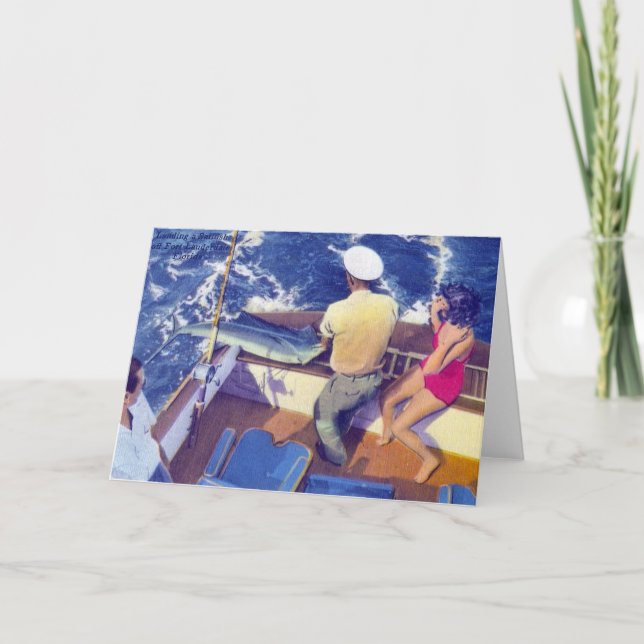 Landing a Sailfish Card (Front)