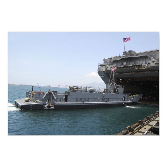 Landing Craft Utility moving into position Photo Print (Front)