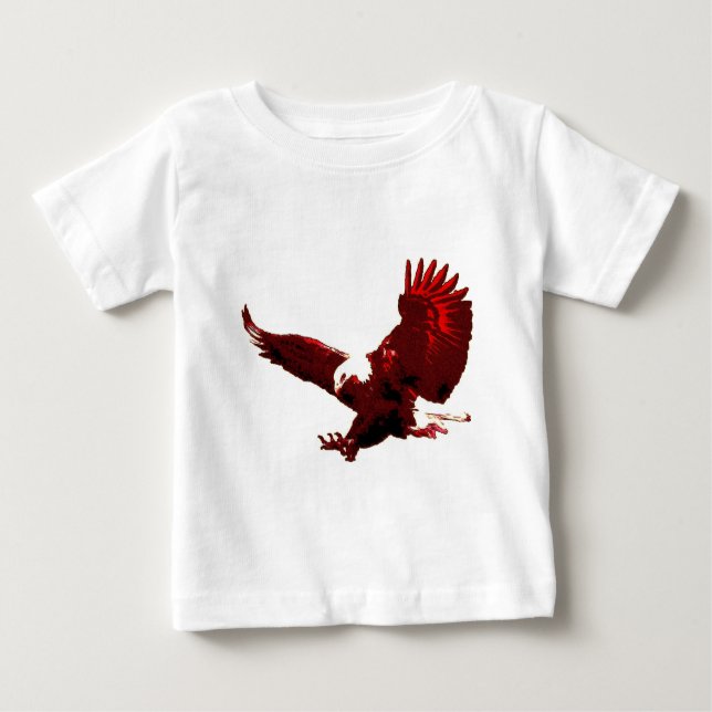 Landing Eagle - Eagle in Flight Baby T-Shirt (Front)