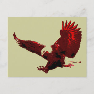 Landing Eagle - Eagle in Flight Postcards