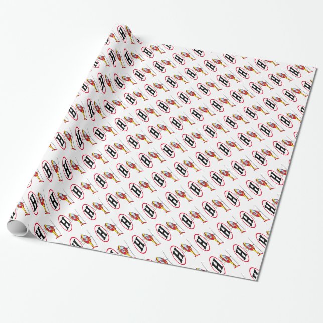 Landing helicopter wrapping paper (Unrolled)