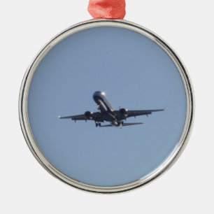 Landing Into The Sun Metal Ornament