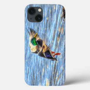 Landing Mallard Duck Drake 5 Wildlife Photo iPhone 13 Case