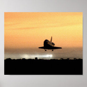 Landing of Space Shuttle Atlantis (STS-76) Poster