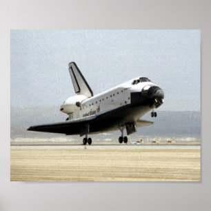 Landing of Space Shuttle Endeavour (STS-67) Poster