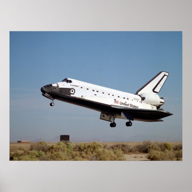 Landing of Space Shuttle Endeavour (STS-68) Poster (Front)