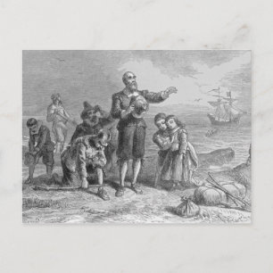 Landing of the Pilgrims, 1620 Postcard