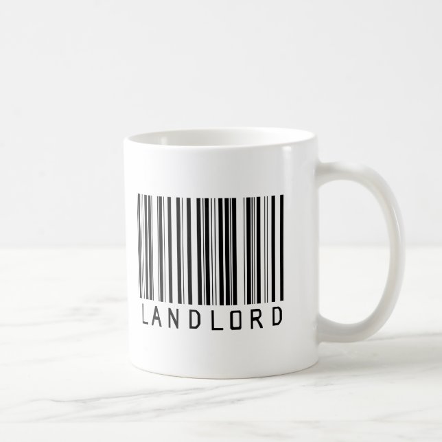 Landlord Bar Code Coffee Mug (Right)
