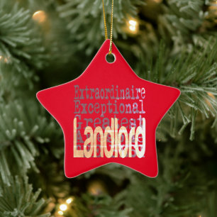 Landlord Extraordinaire Ceramic Ornament