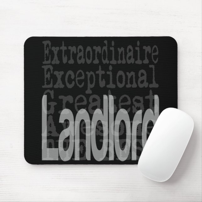 Landlord Extraordinaire Mouse Pad (With Mouse)