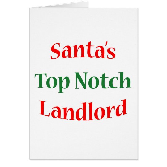 Landlord Top Notch Card
