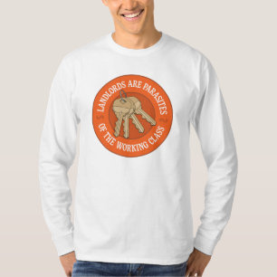 Landlords Are Parasites Of The Working Class T-Shi T-Shirt
