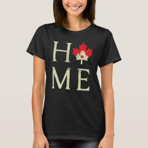 Landmark Home Canada Day Maple Proud Canadian Flag T-Shirt