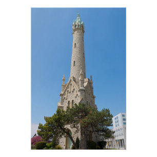 landmark water tower in milwaukee poster