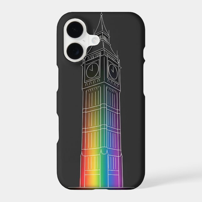 Landmarks in Light | Big Ben iPhone Case (Back)