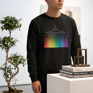 Landmarks in Light   Brandenburg Gate Sweatshirt