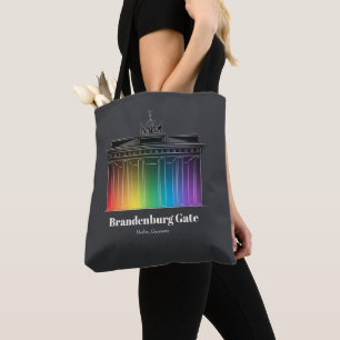 Landmarks in Light Brandenburg Gate Tote Bag