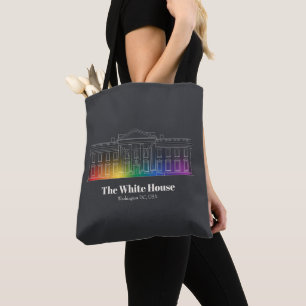 Landmarks in Light White House Tote Bag