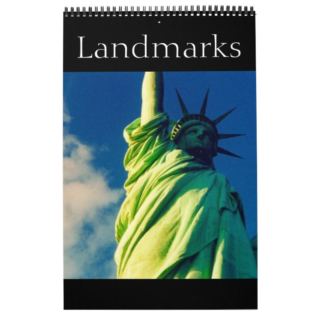 landmarks of the world calendar (Cover)