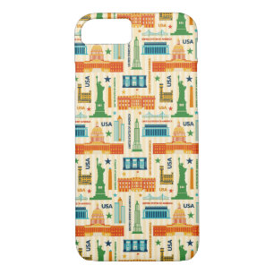 Landmarks of United States of America iPhone 8/7 Case