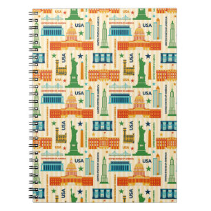 Landmarks of United States of America Notebook