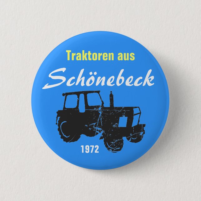 Landmaschinen DDR 6 Cm Round Badge (Front)