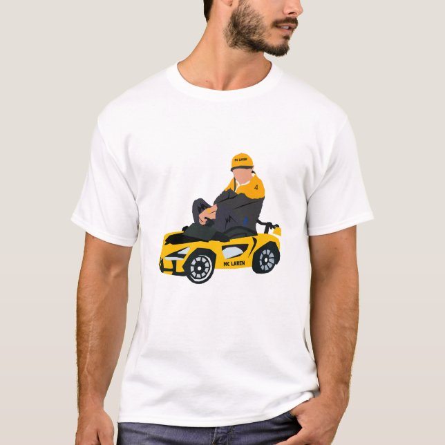 Lando Norris illustration T-Shirt (Front)