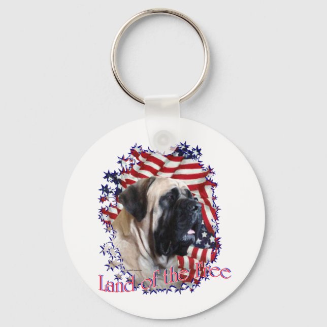 LandoftheFree Key Ring (Front)