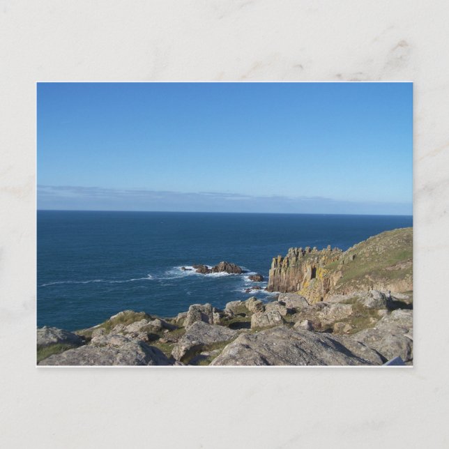 Lands End Cornwall Photograph Postcard (Front)