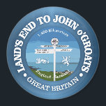 Land's End to John o'Groats (cycling c) Magnet<br><div class="desc">Land's End to John o'Groats,  Great Britain.</div>