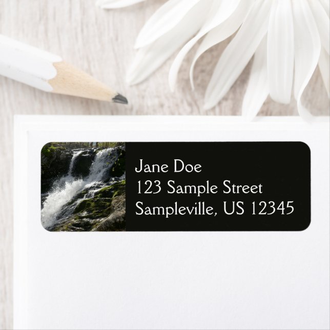 Lands Run Falls Return Address Label (Insitu)