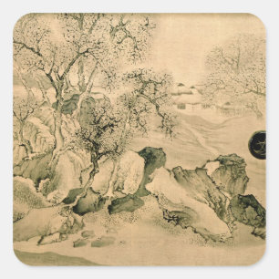 Landscape, 1771 square sticker