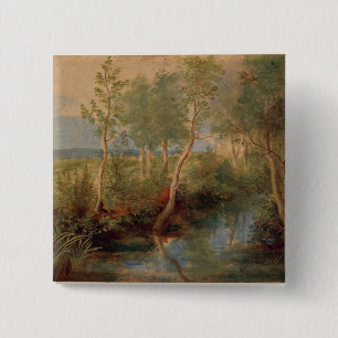 Landscape 2 15 cm square badge