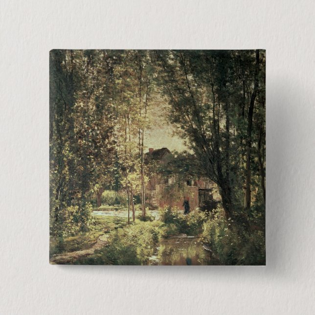 Landscape 2 15 cm square badge (Front)
