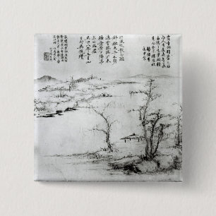 Landscape 2 15 cm square badge
