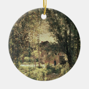Landscape 2 ceramic ornament