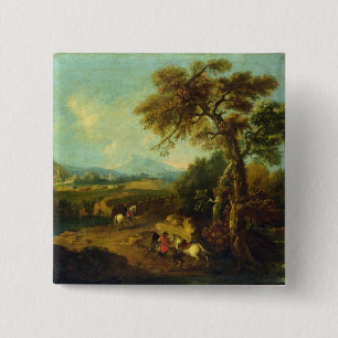 Landscape 4 15 cm square badge