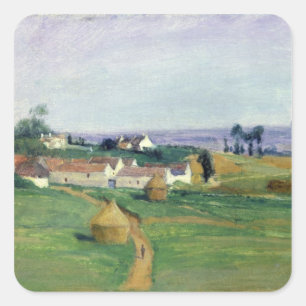 Landscape 4 square sticker